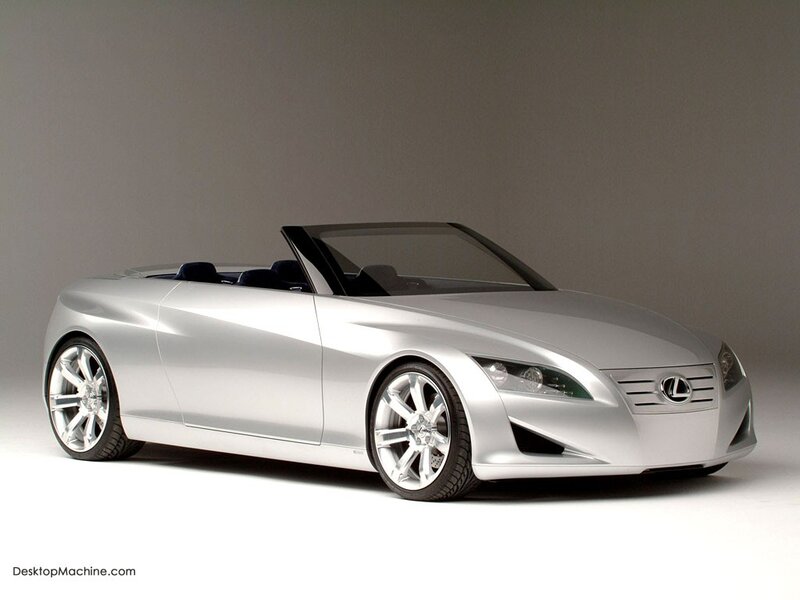 silver lexus concept car