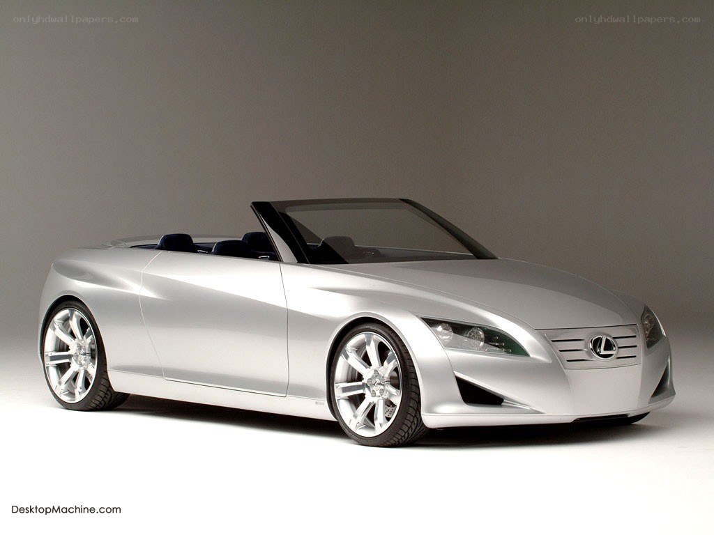 silver lexus concept car