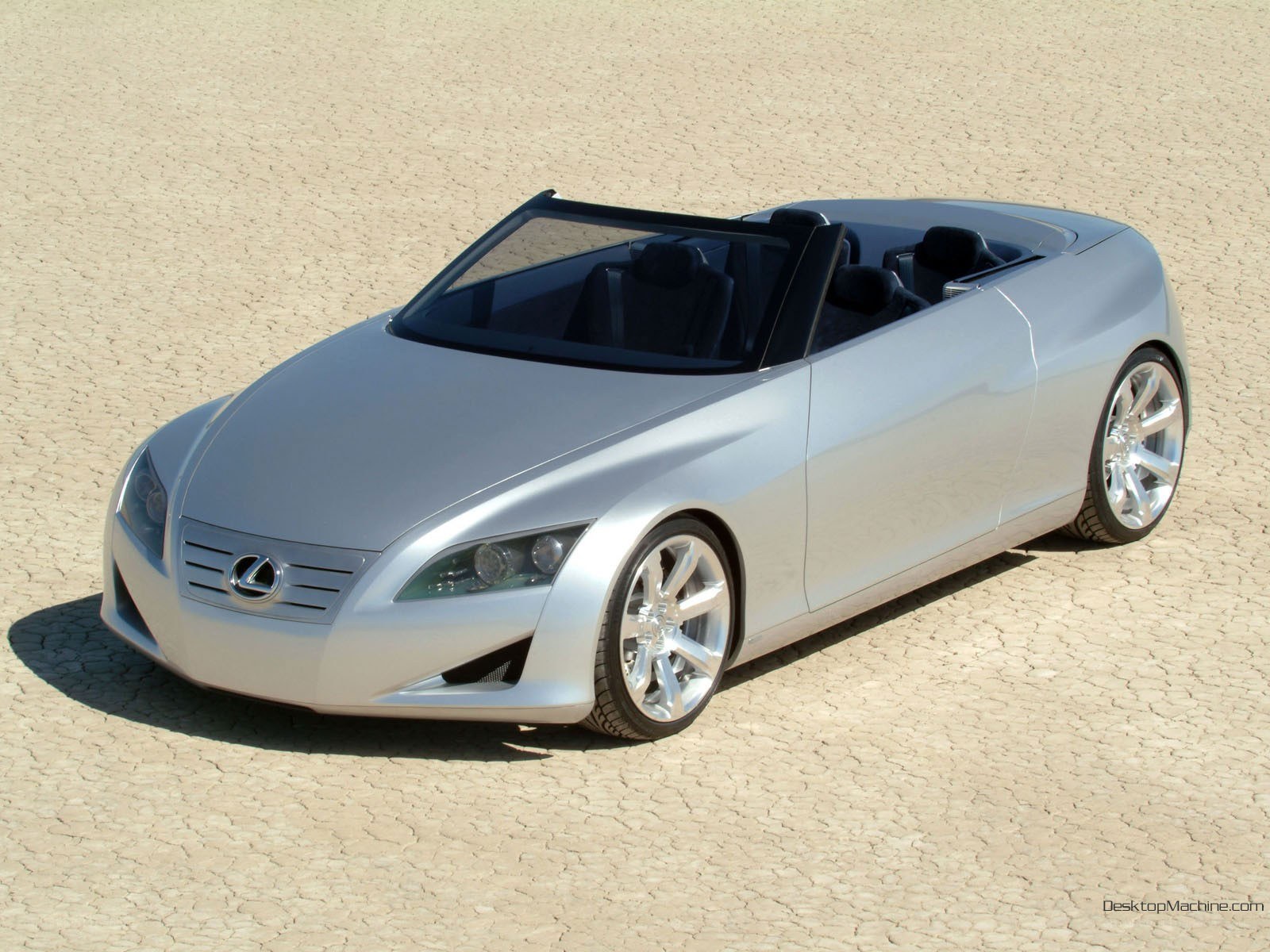 silver lexus concept car