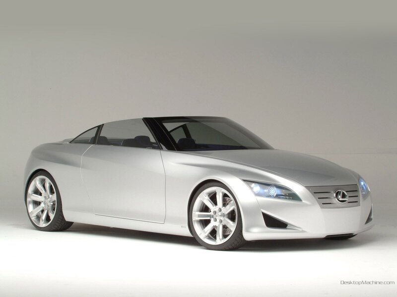 Silver Lexus Concept Car