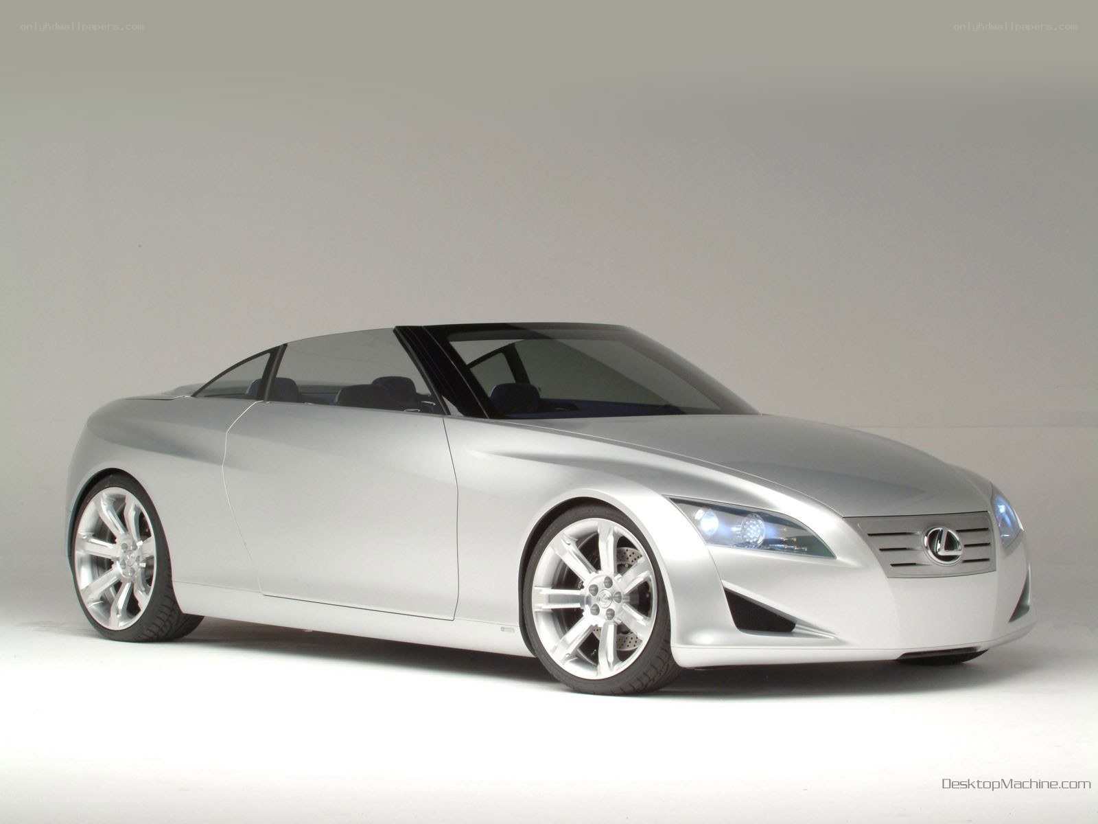 Silver Lexus Concept Car