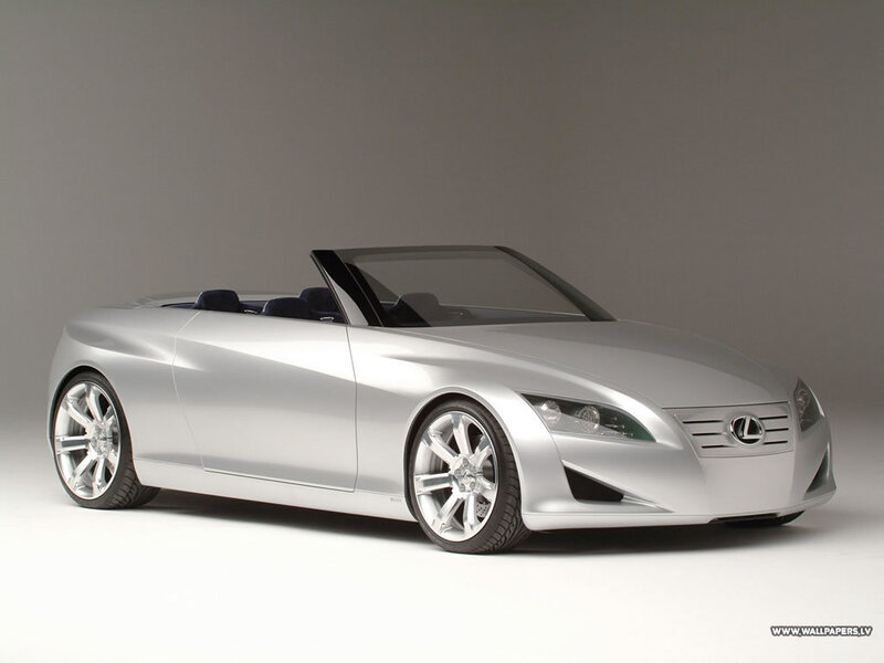 silver lexus concept car