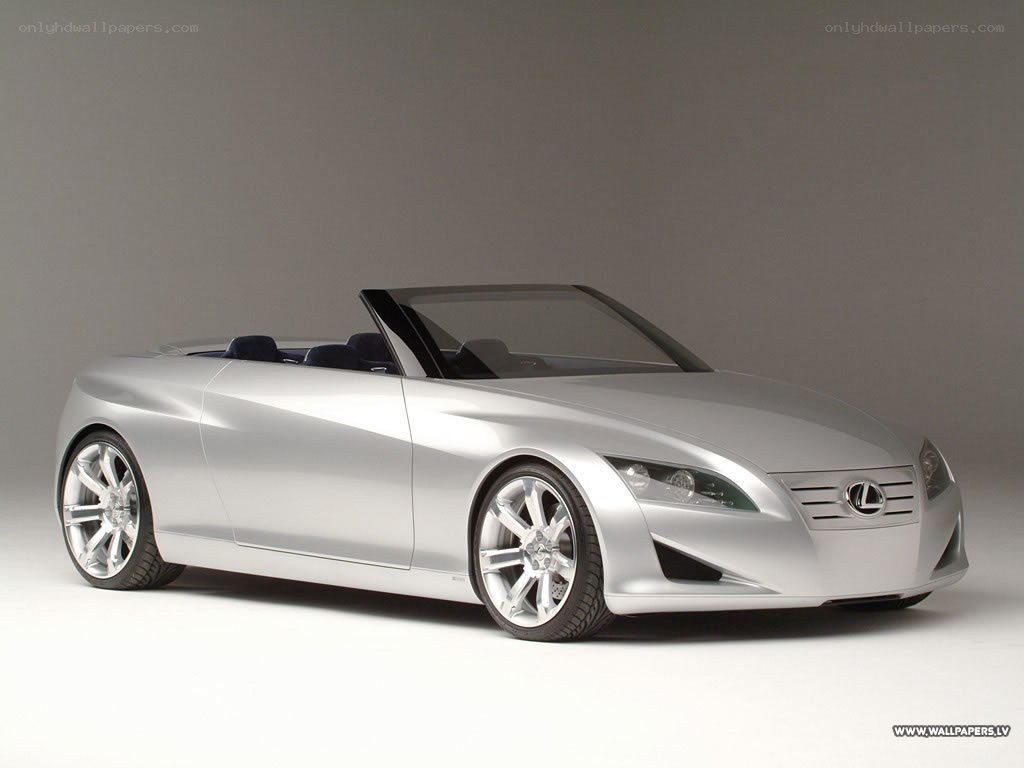 silver lexus concept car