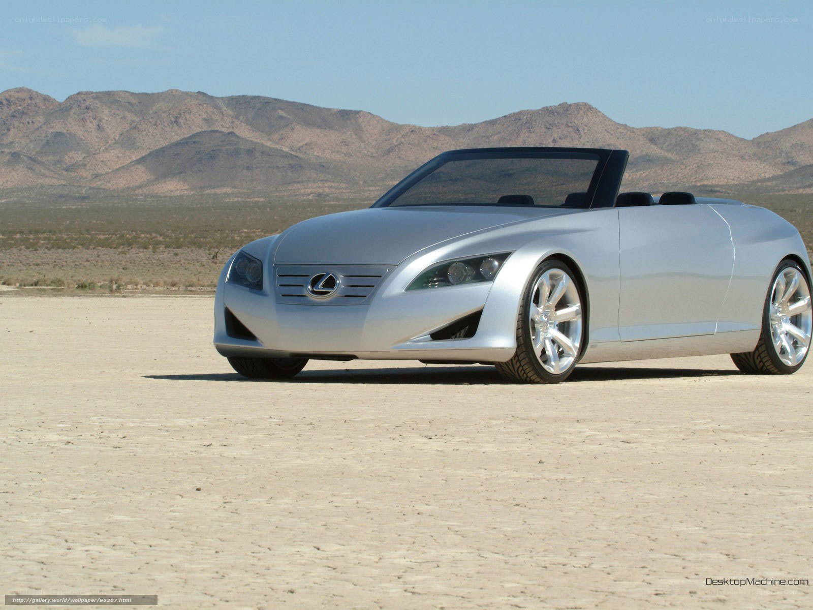 Silver Lexus Concept Car