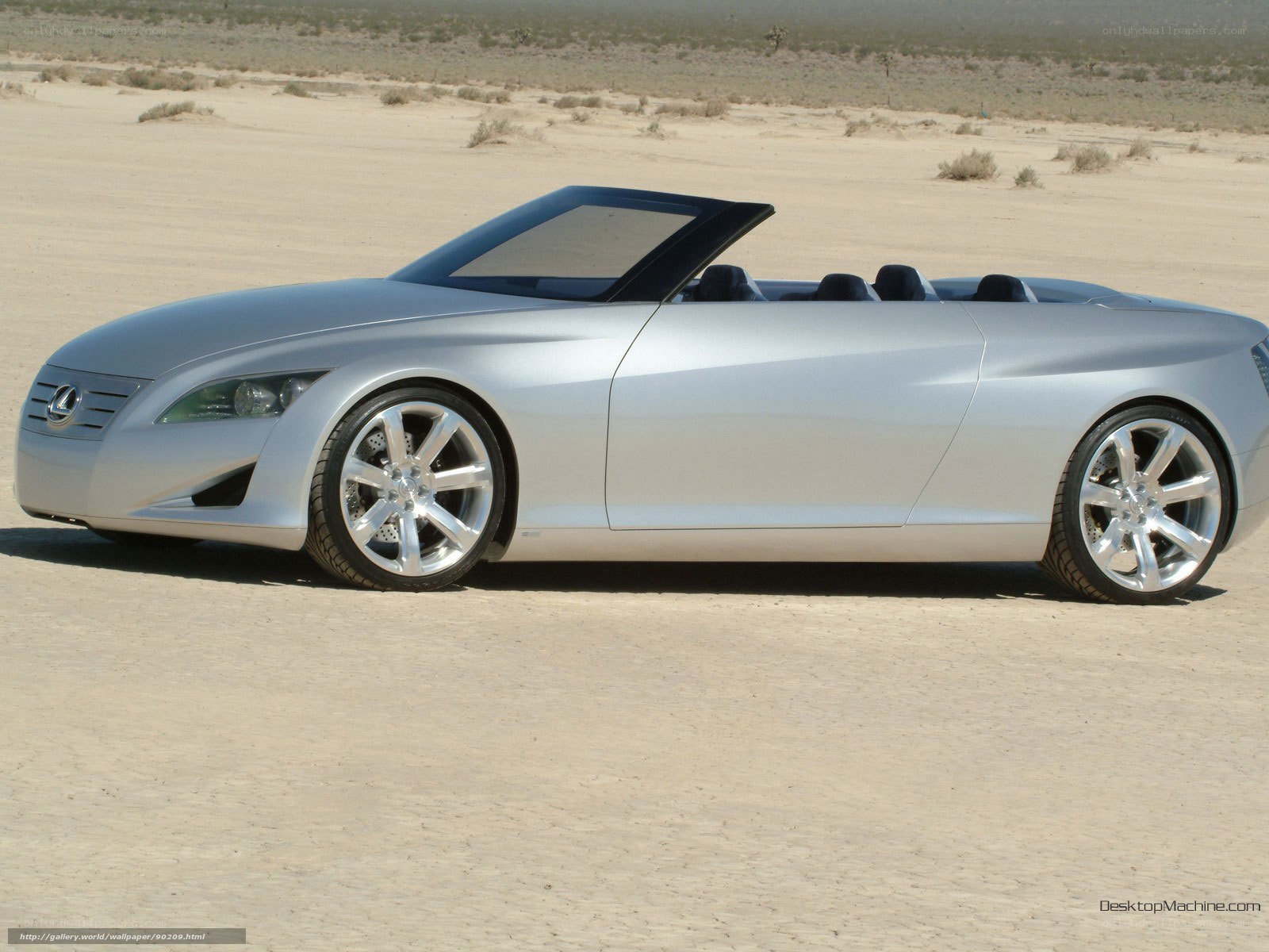 Silver Lexus Concept Car