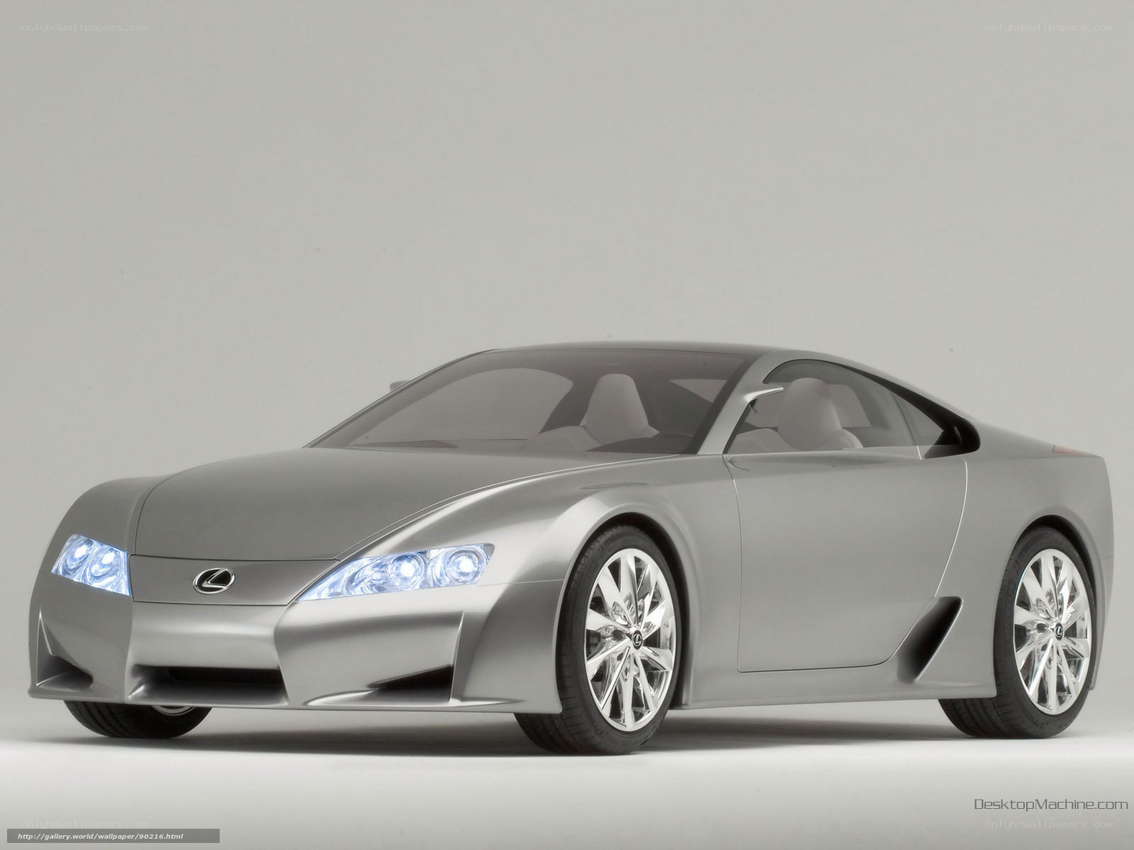 silver lexus concept car