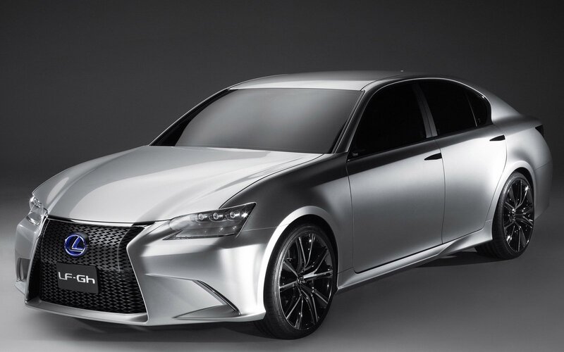 Silver Lexus Concept Car — Dramatic, Photograph