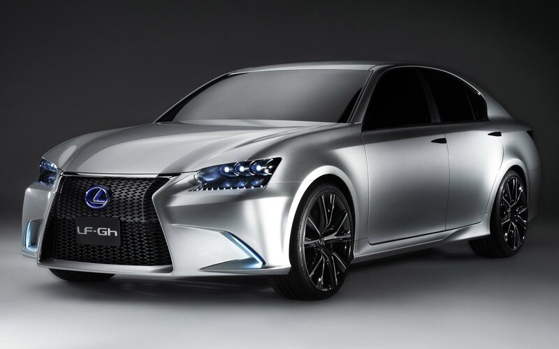 Silver Lexus Concept Car — Dramatic