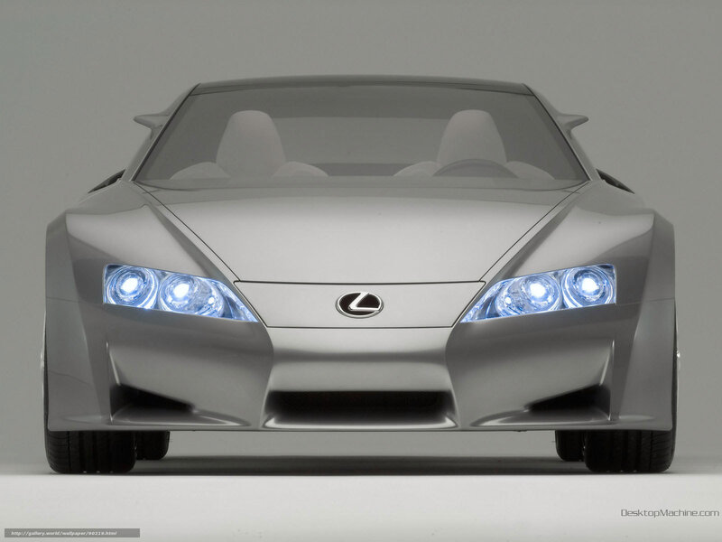 Silver Lexus Concept Car — Gray