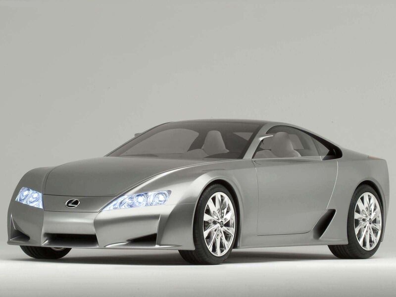 Silver Lexus Concept Car — Neutral, Photograph, Wheels, Headlights