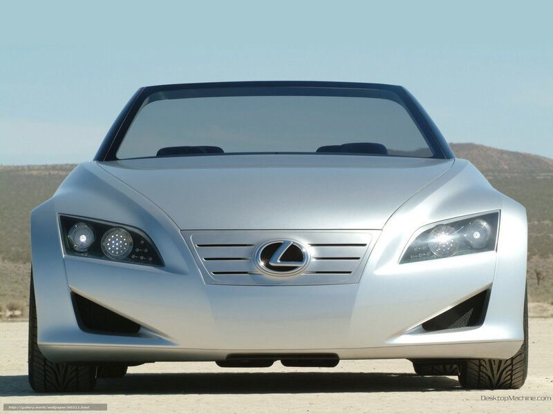 Silver Lexus Concept Car — Serene, Afternoon