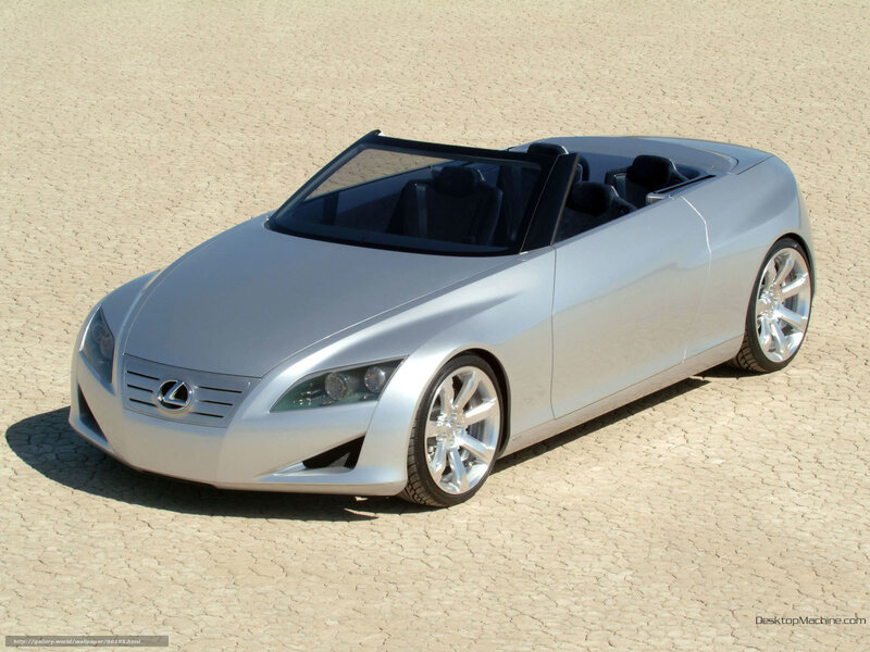 Silver Lexus Concept Car — Serene