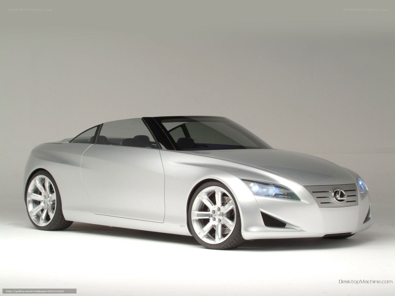 Silver Lexus Concept Car