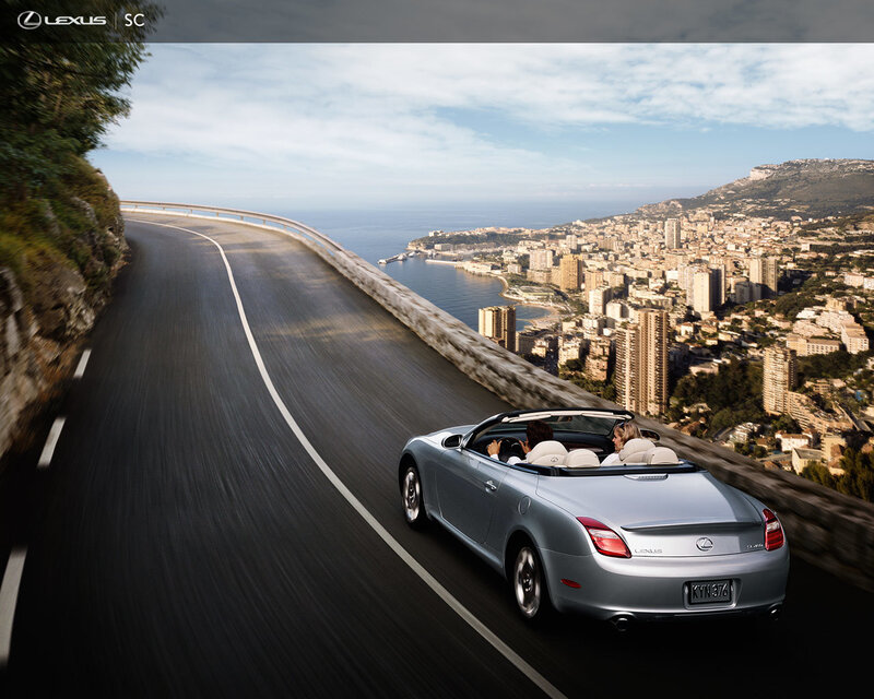 Silver Lexus Convertible — Serene