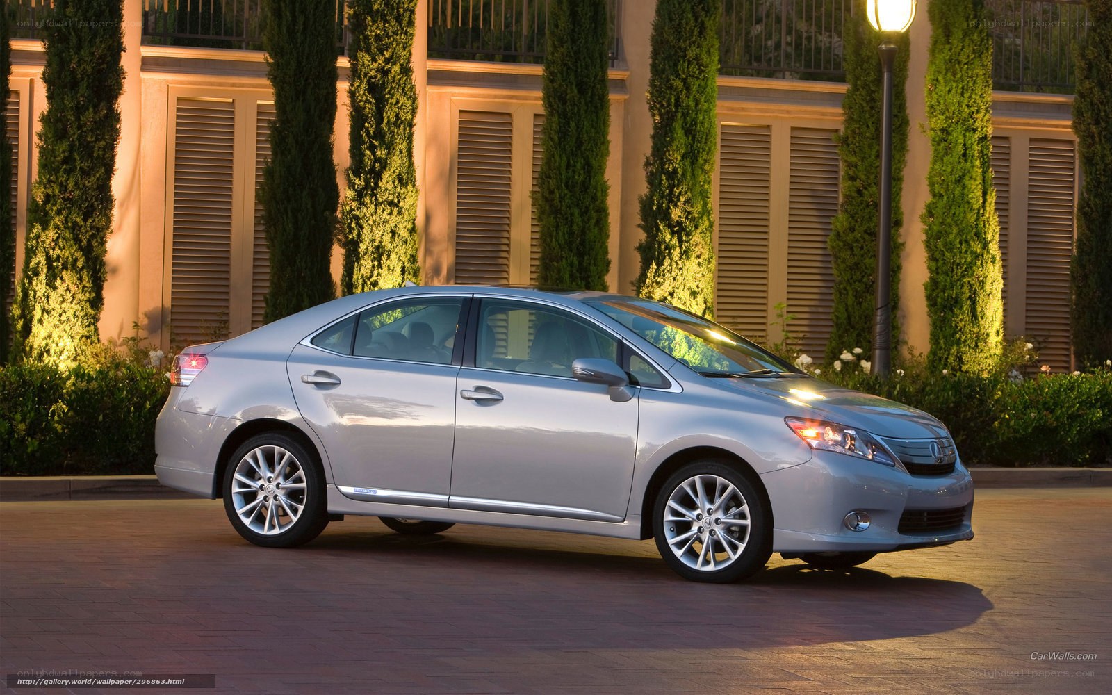 Silver Lexus CT 200h sedan