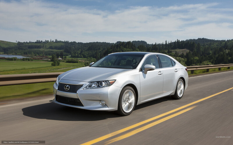 silver lexus driving on highway