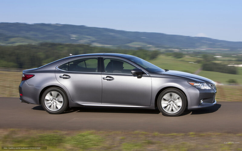 silver lexus driving on road