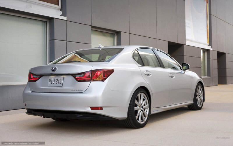 silver lexus gs 450h sedan