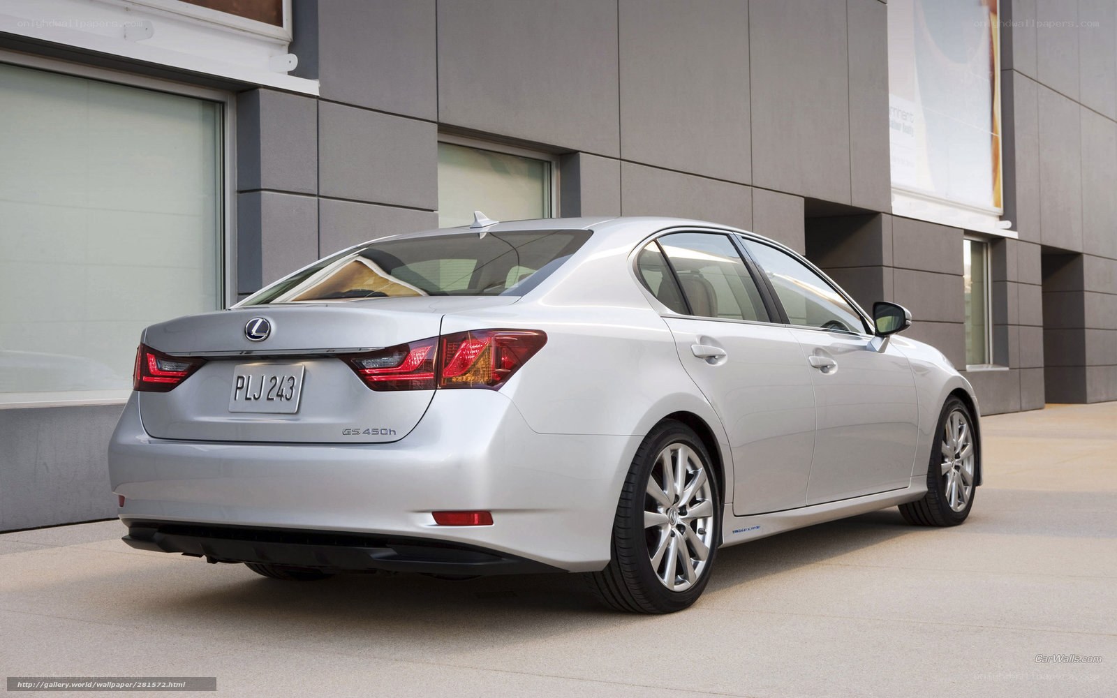 silver lexus gs 450h sedan