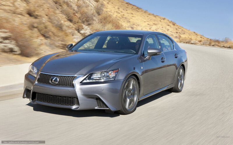 silver lexus gs driving on road