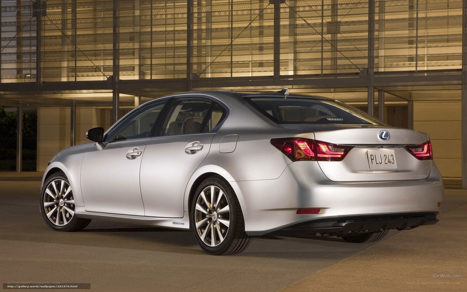 silver lexus gs hybrid