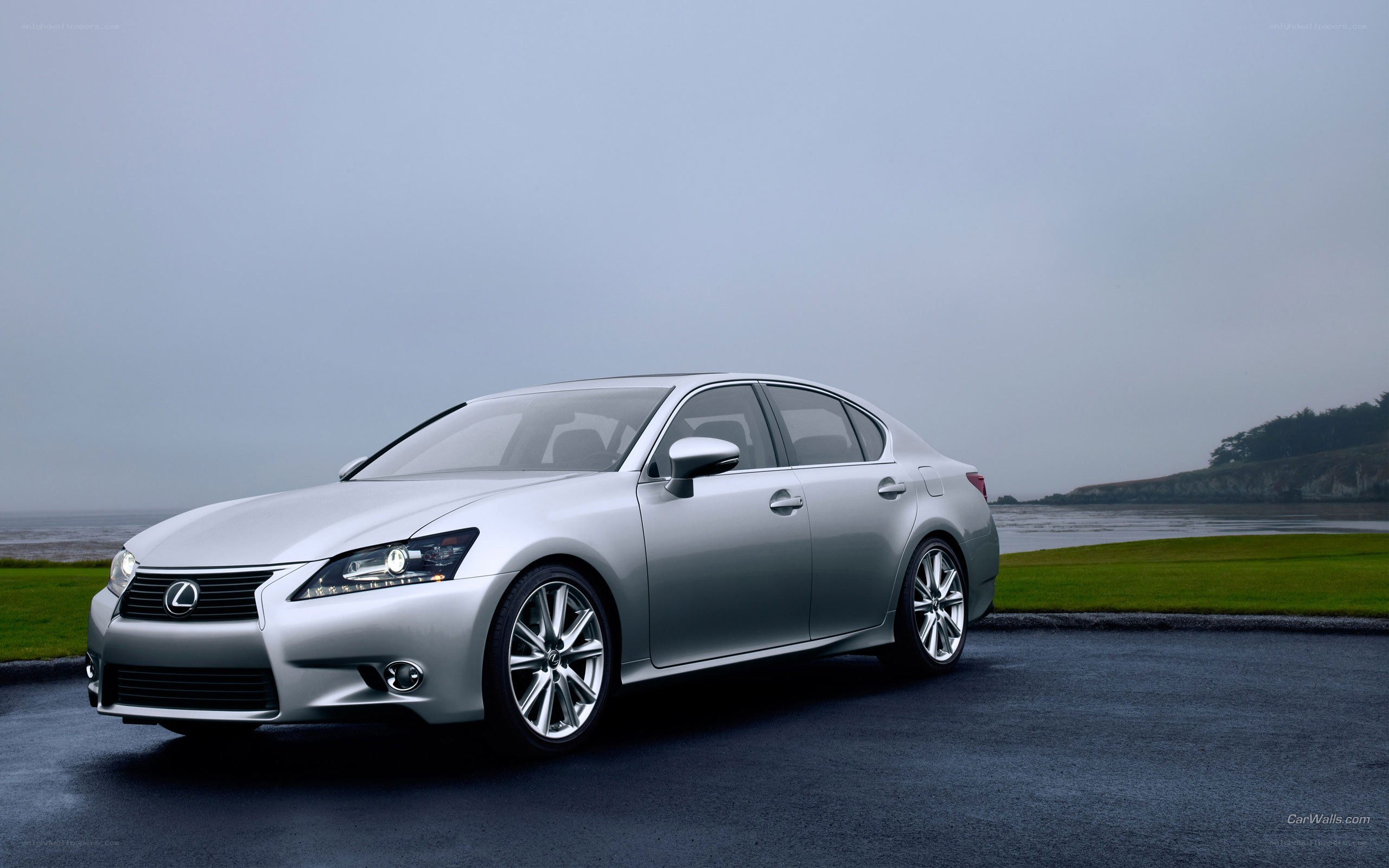 silver lexus gs sedan