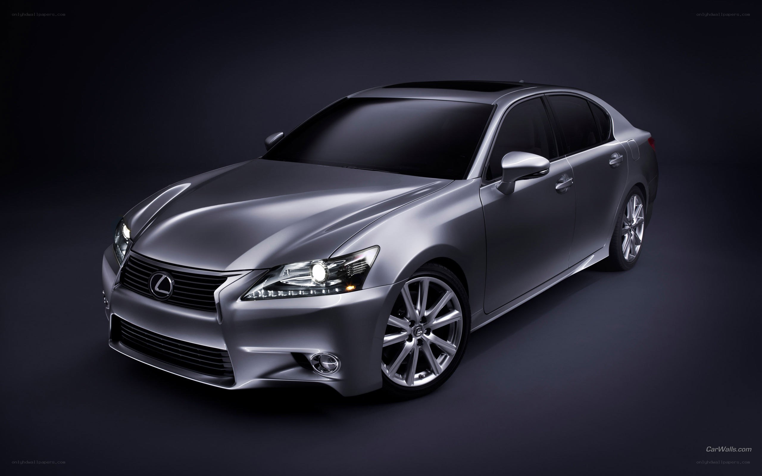 silver lexus gs sedan