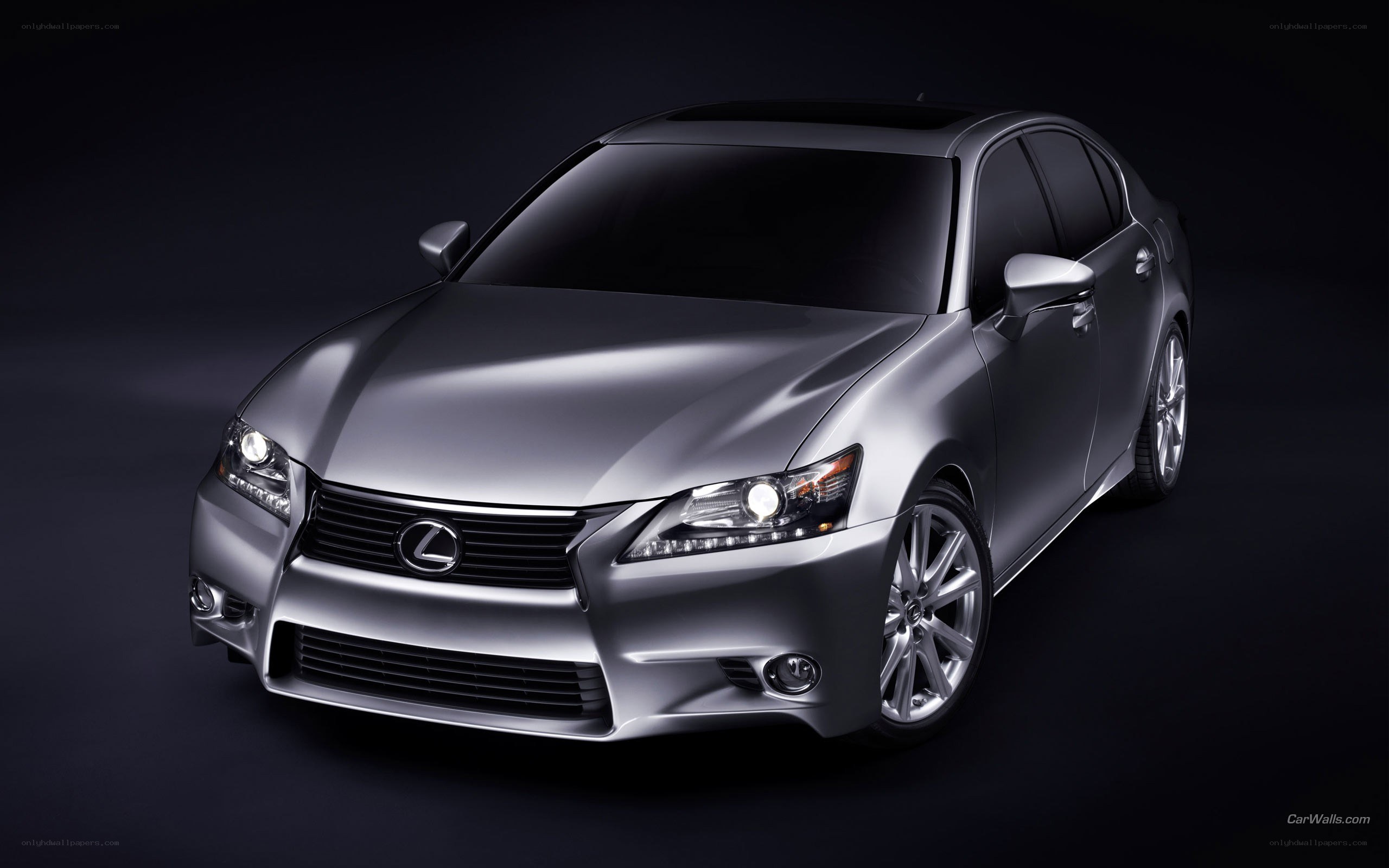 silver lexus gs sedan