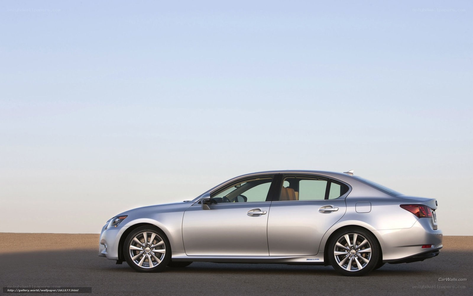 silver lexus gs sedan