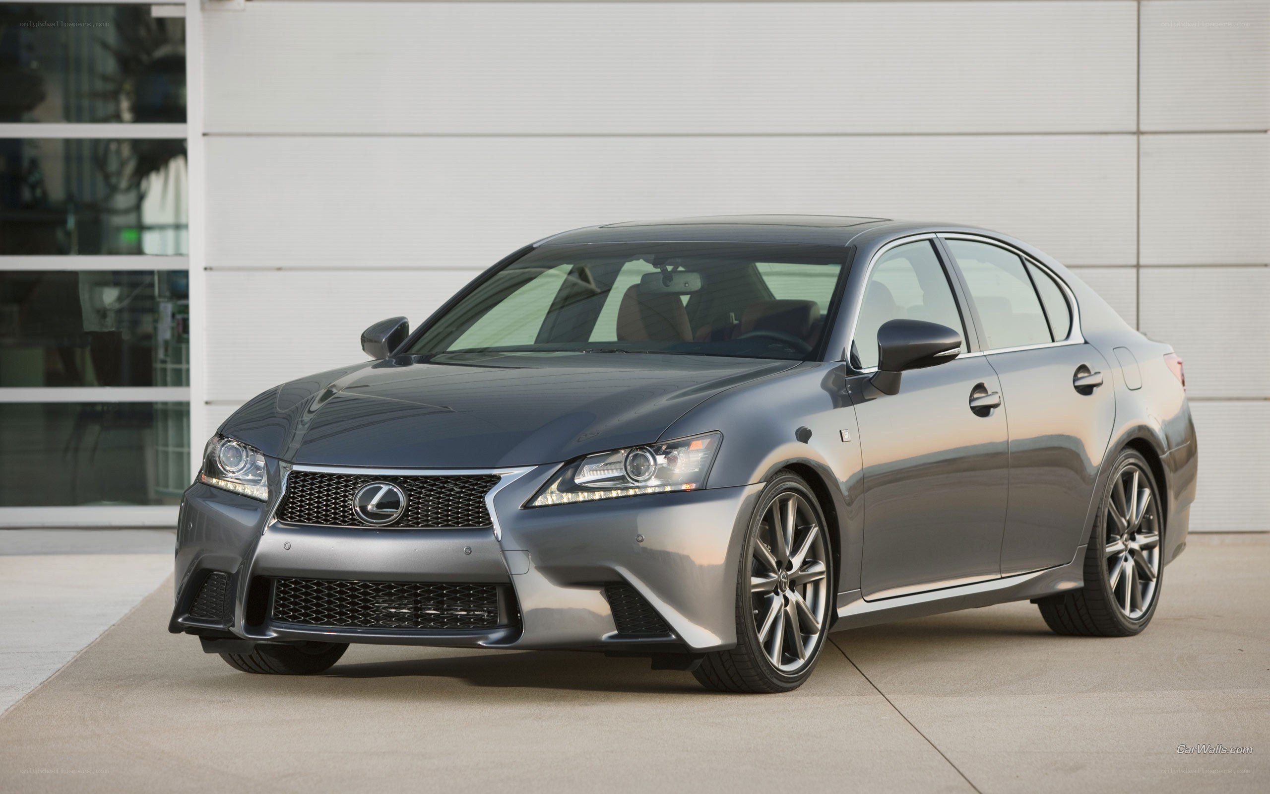 silver lexus gs sedan