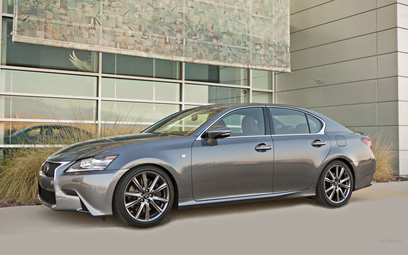 Silver Lexus Gs Sedan — Gray, Neutral, Afternoon, Photograph, Building