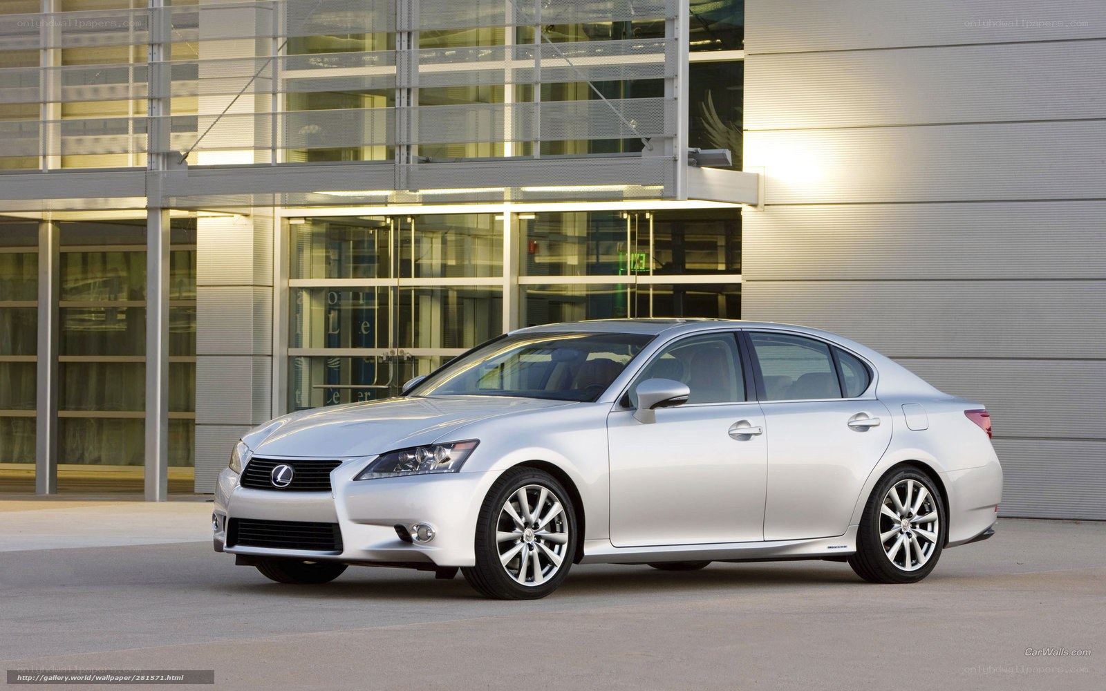 silver lexus gs sedan