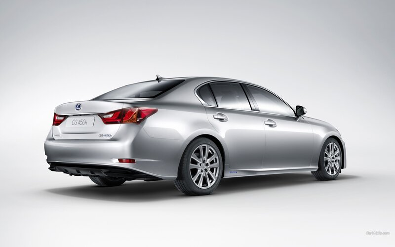 silver lexus gs450h sedan