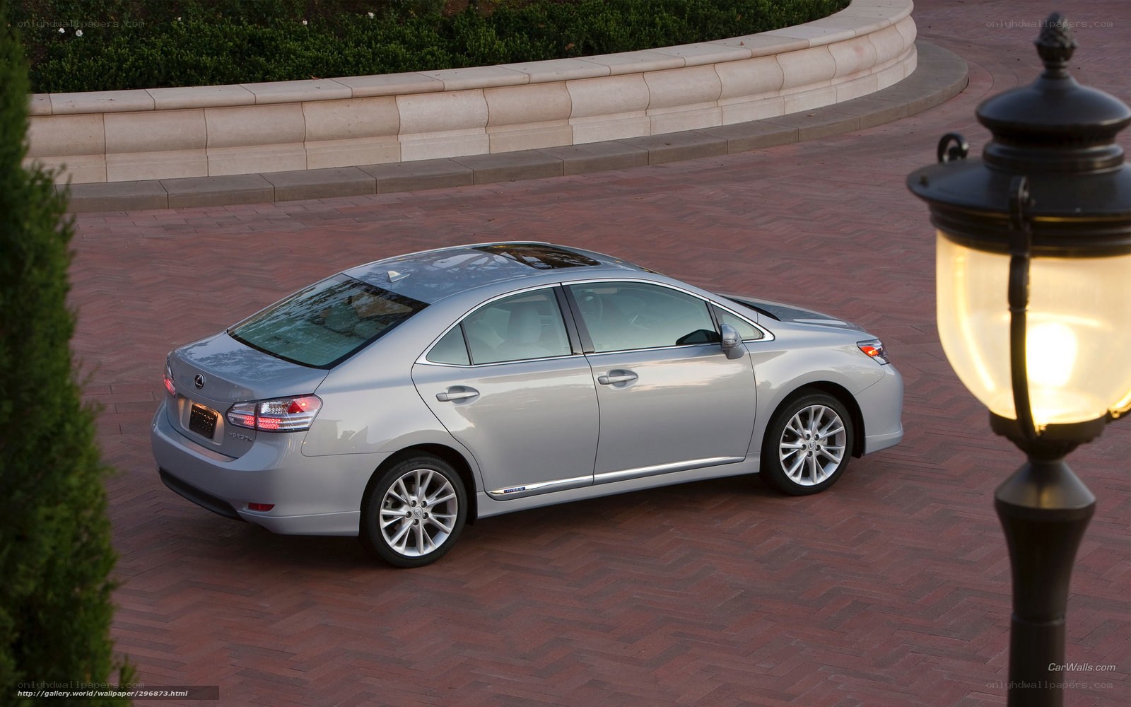 silver lexus hybrid sedan