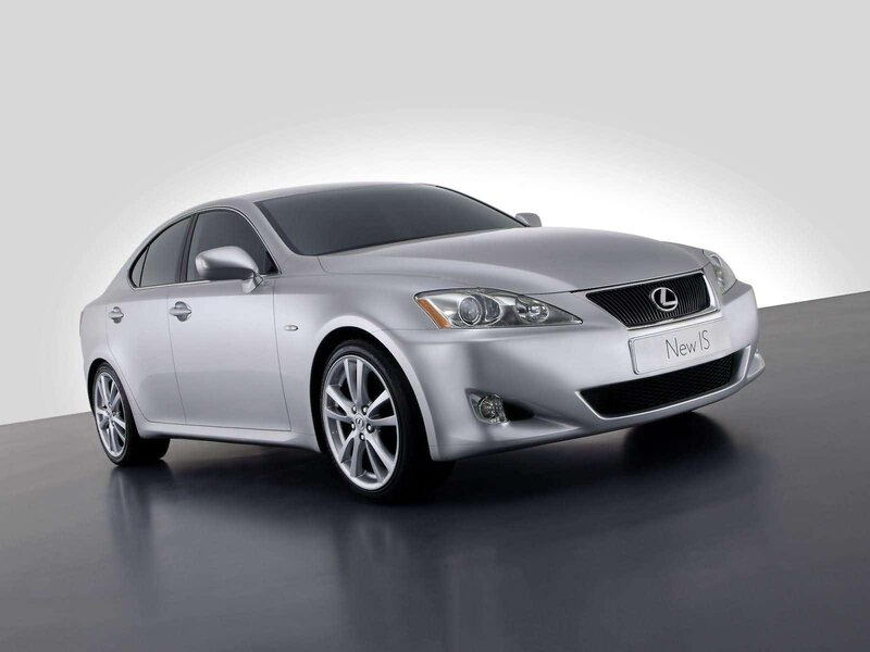Silver Lexus IS sedan