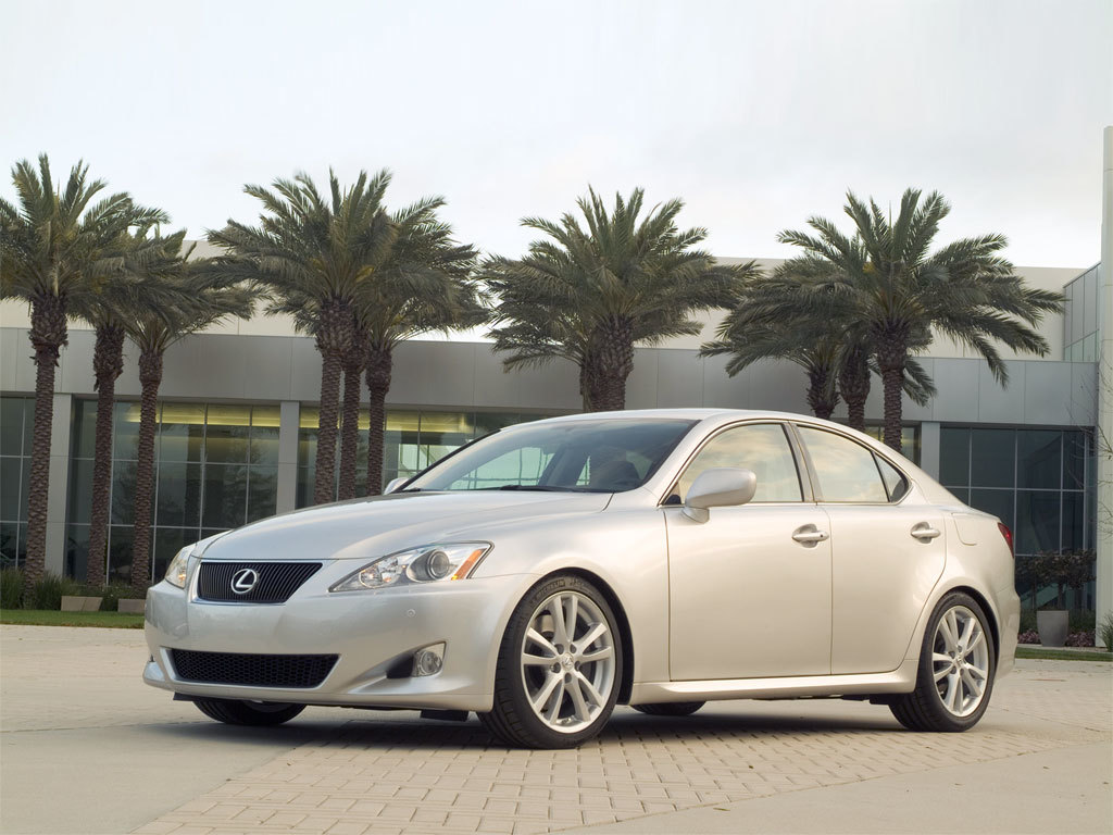 Silver Lexus IS sedan