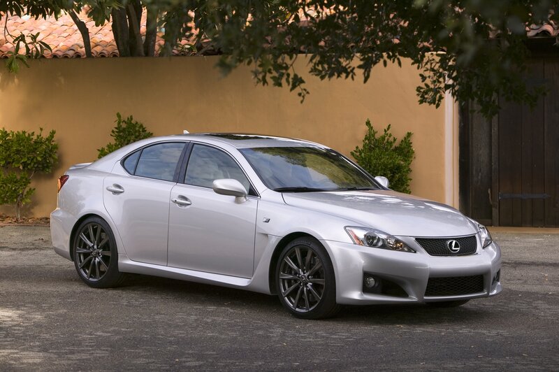 silver lexus is250c parked outside