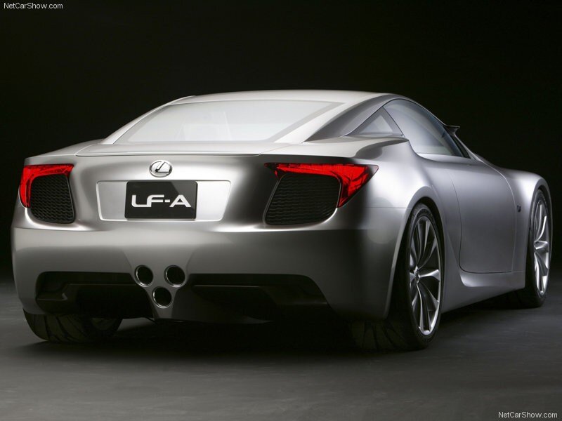 Silver Lexus Lf-a Concept