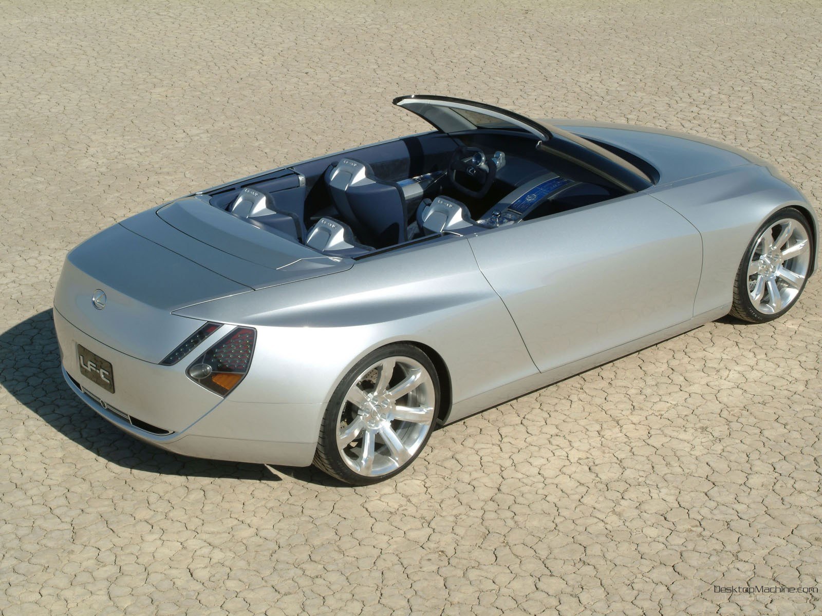 Silver Lexus LF-C Concept