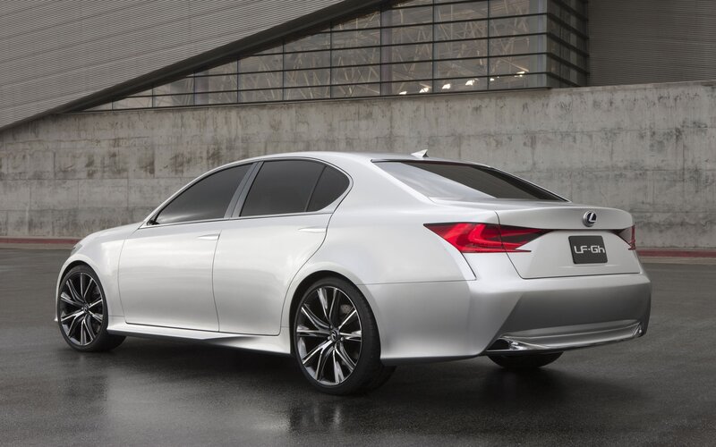 Silver Lexus LF-Gh concept car