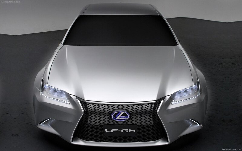 Silver Lexus Lf-gh Concept — Dramatic