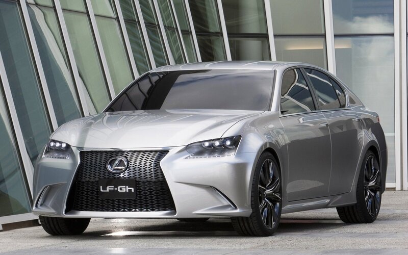 Silver Lexus Lf-gh Concept — Modern, Afternoon