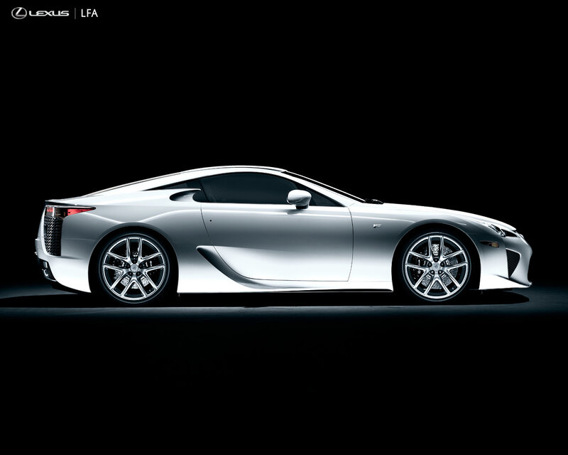 Silver Lexus Lfa Car