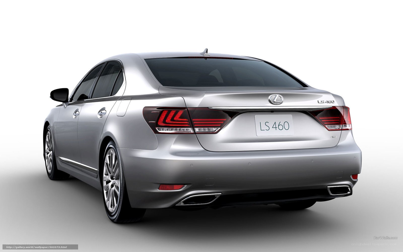 Silver Lexus LS 460 sedan