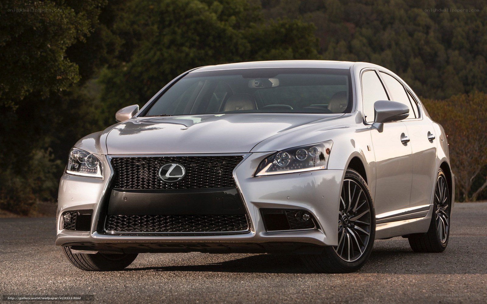 silver lexus ls sedan
