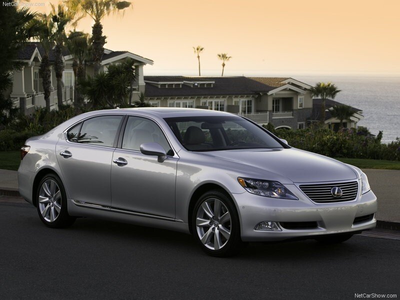 silver lexus ls sedan
