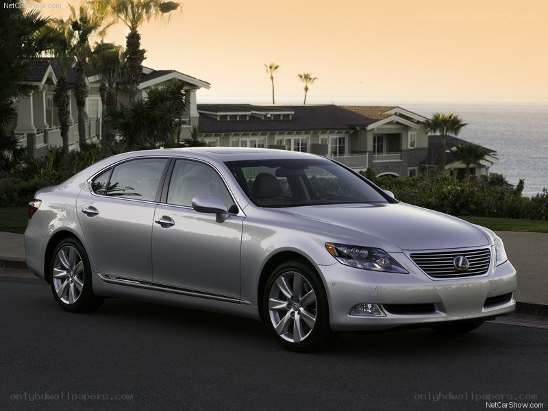 silver lexus ls sedan