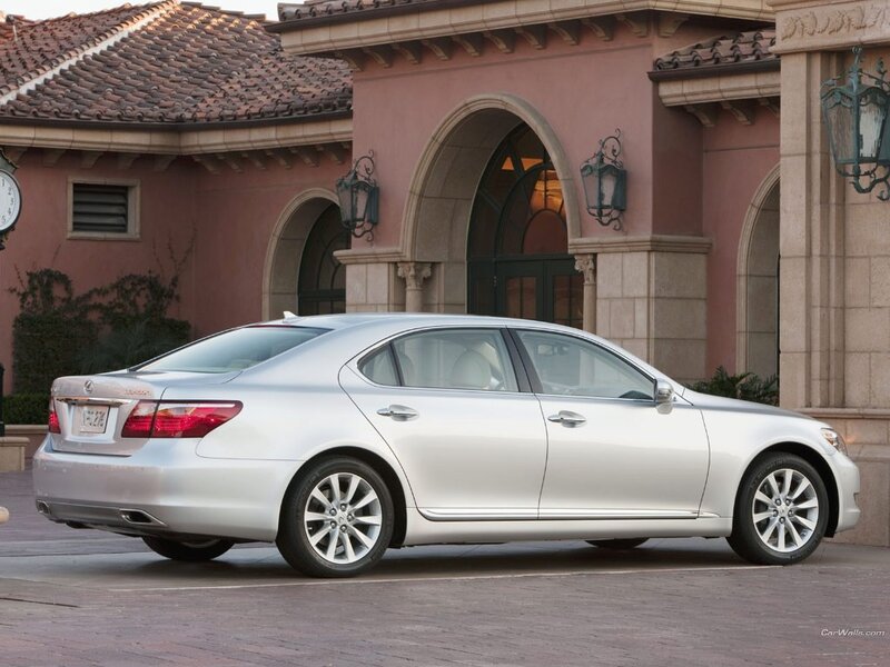 silver lexus ls sedan
