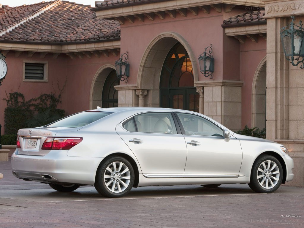 silver lexus ls sedan