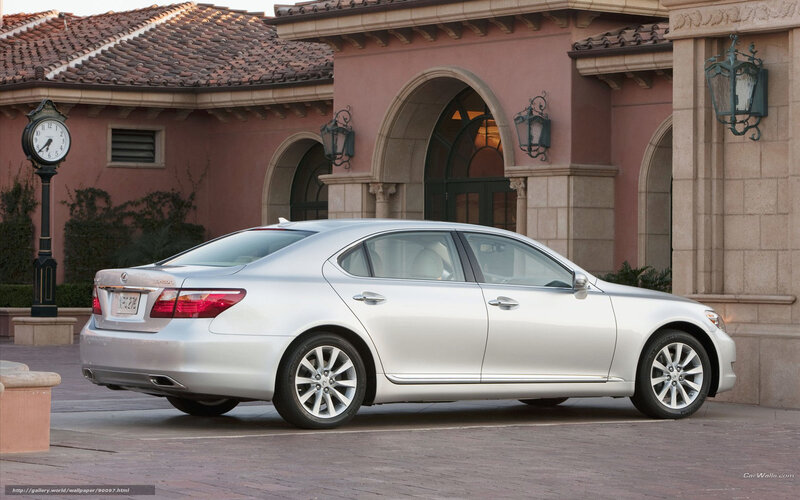silver lexus ls sedan